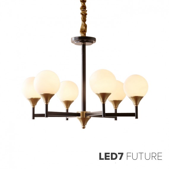 Loft Industry Modern - Finland Black Chandelier